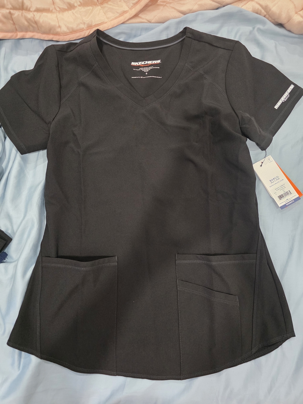 Skechers Women's Black Scrub Set